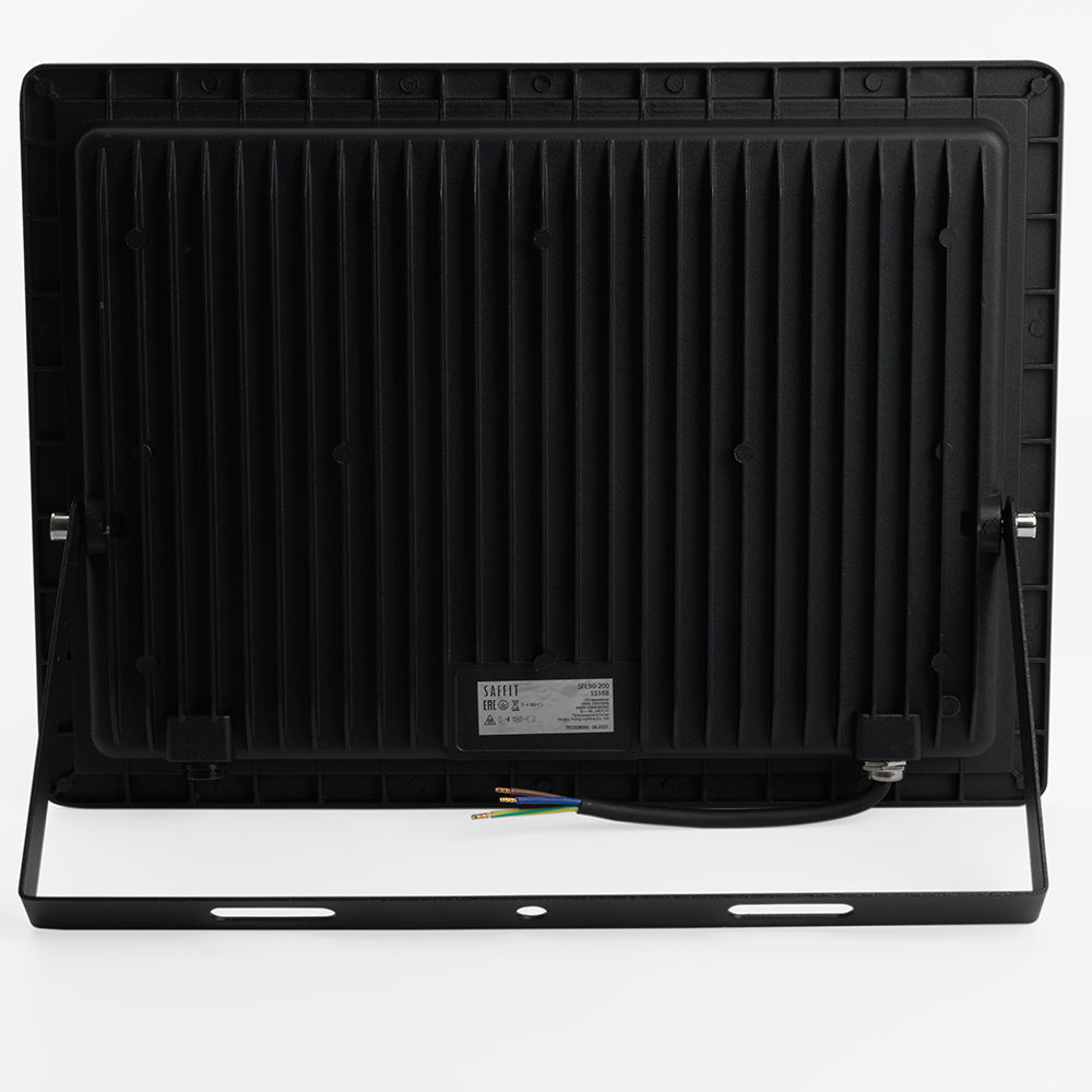 Светодиодный прожектор SAFFIT SFL90-200 IP65 200W 6400K черный 55168