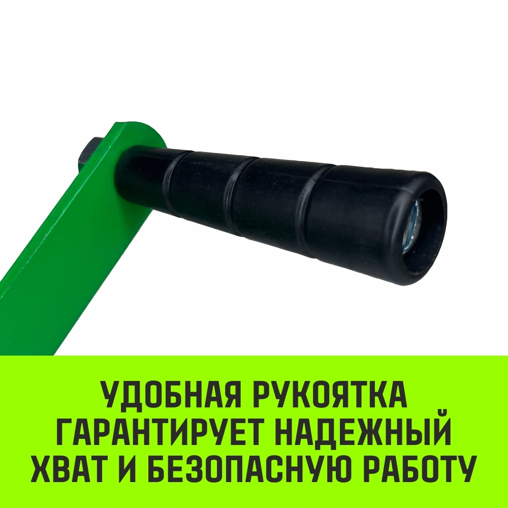 Лебедка ручная барабанная HITCH HW 1100, 1100 кг, канат 10 м