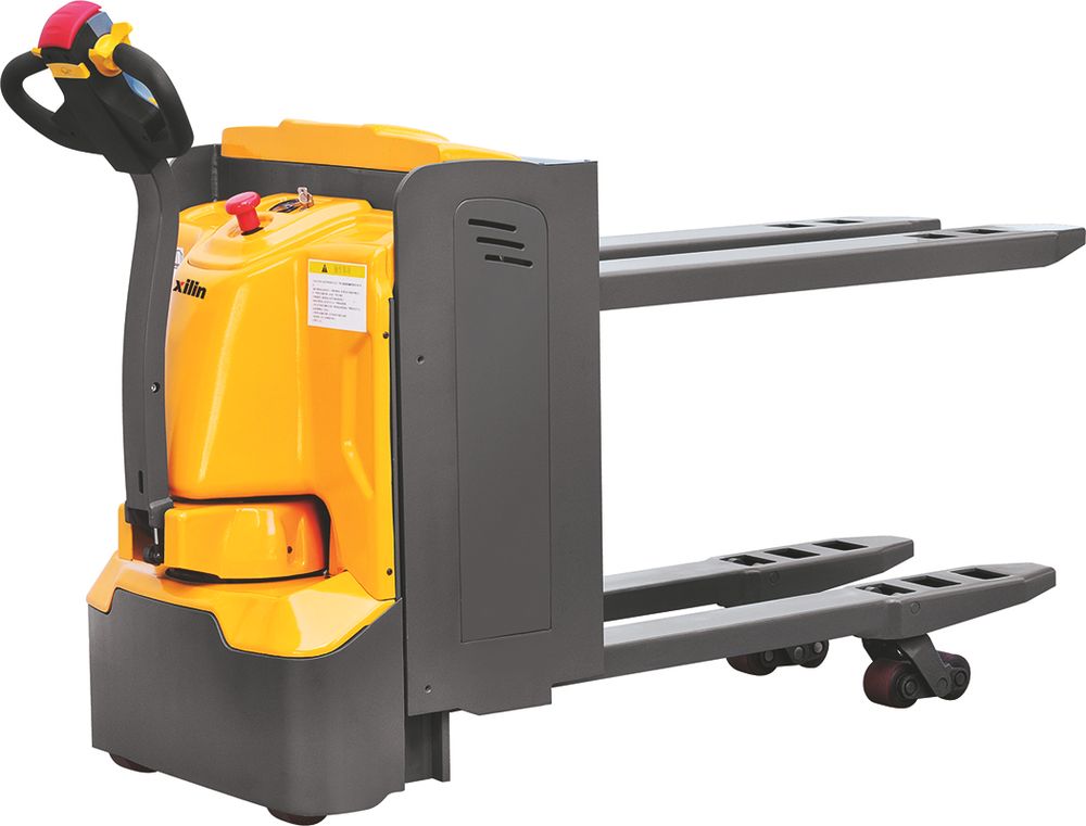 Тележка электрическая 2000 кг 800 мм 24/160 В/Ач двухуровневая сопровождаемая XILIN CBD20S-III