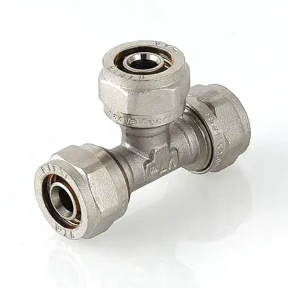 Тройник компрессионный соединительный 32мм Valtec VTm.331.N.323232