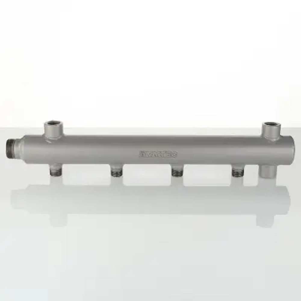 Коллектор распределительный концевой 5 отводов 1"н x ½"н Valtec VTc.510.BS.060405