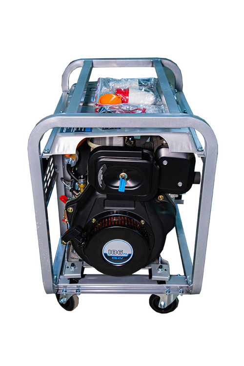 Генератор дизельный 5,0 кВт 380В/1,6 кВт 220В 15 л с электростартером TOR KM5000D*