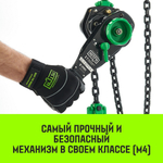 Таль ручная рычажная HITCH LH210, 1 т, 3 м