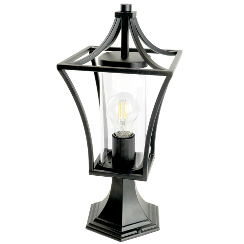 Светильник садово-парковый Feron PL734 на постамент 60W 230V E27, черный 51270