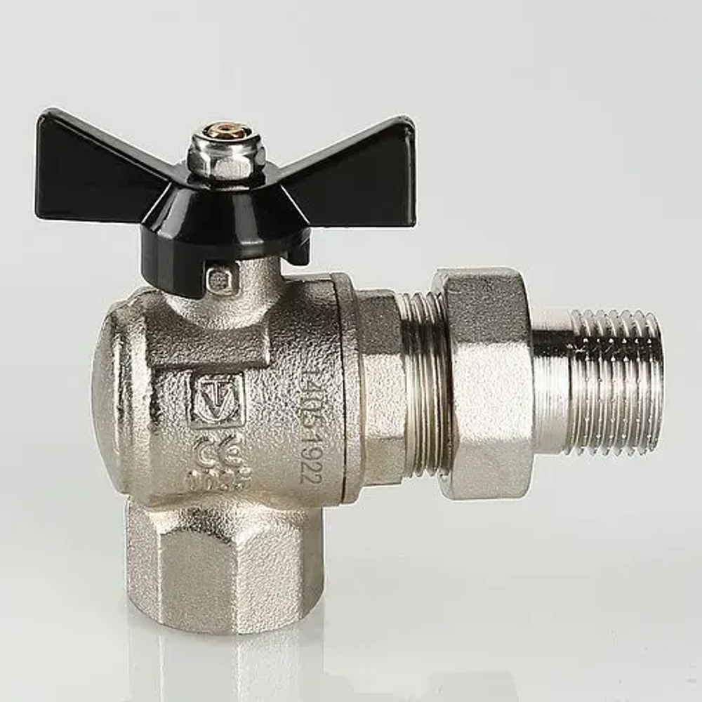 Кран шаровый с американкой угловой ¾"в x ¾"н Valtec Perfect VT.328.N.05