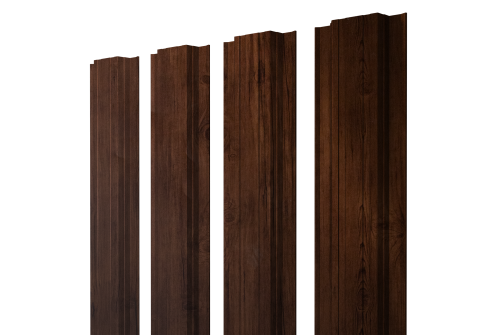 Штакетник Прямоугольный с прямым резом 0,45 Print-Double Premium Cherry Wood Fresh