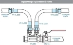 Муфта пресс с накидной гайкой 16мм x ½"нг Valtec VTm.222.N.001604