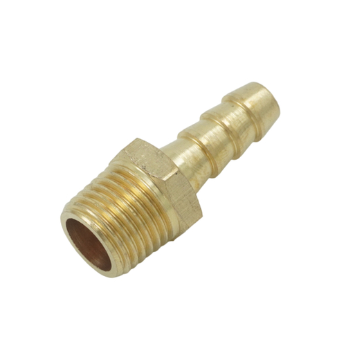 OPT-72008HHM Штуцер пневматический ёлочка, внешняя резьба 1/4", 8 мм