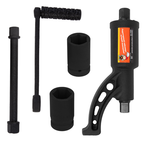 WDK-736DL Гайковерт редукторный двухскоростной, 5800 Нм