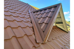 Металлочерепица камея 0,5 Satin Matt RAL 8017 шоколад