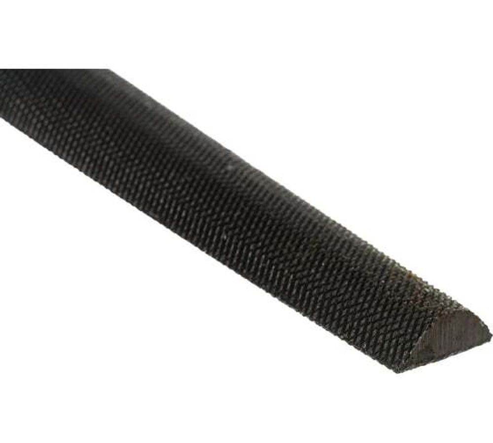 Полукруглый напильник 200мм №2 сталь У13, с пластиковой ручкой GRIFF 034357