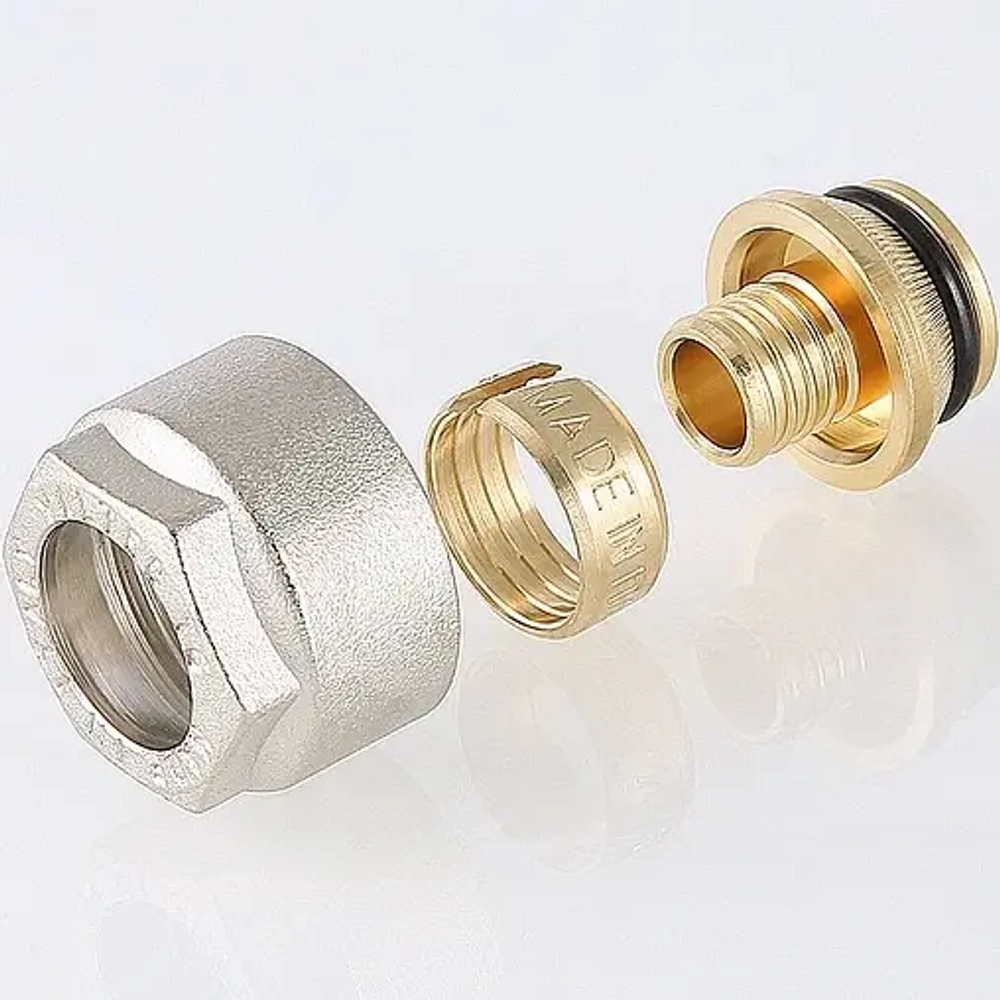 Концовка для труб из сшитого полиэтилена ¾"ек x 16x2.2мм Valtec VT.4410.NE.1622