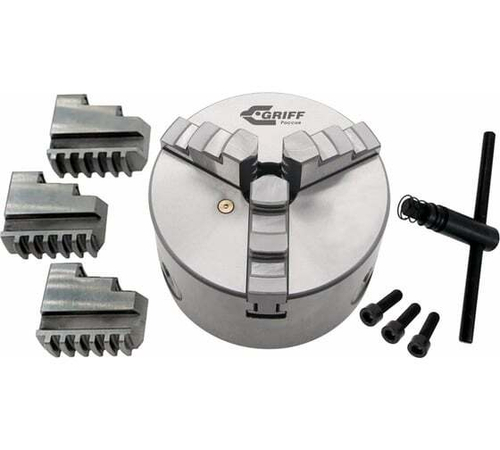Патрон токарный 3-х кулачковый 7100-0003П К11-125 (125 мм) GRIFF b208061