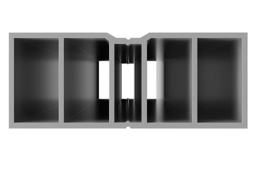 Лага алюминиевая HILST JOIST SLIM 50*20*4000мм (укладка 0,7м)