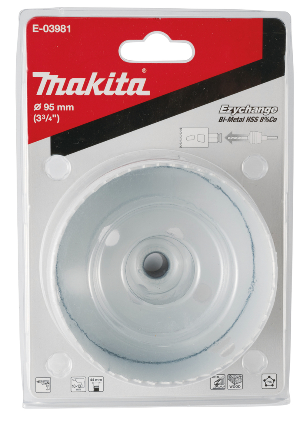 Коронка BiM, 95x44 мм Ezychange Makita E-03981