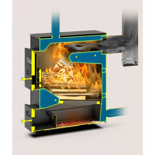 Котел твердотопливный Теплодар Куппер Практик - 14 (1.1)