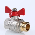 Кран шаровый ½"в x ½"н Valtec Base VT.218.N.04