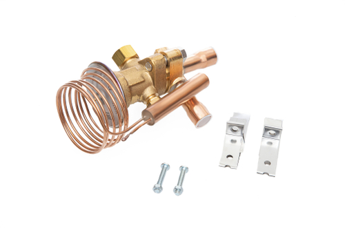 Ридан 069B2103R — Клапан терморегулирующий TE5-3, R22, T кипения -40...10 ℃, угловой, присоединительные патрубки 5/8"