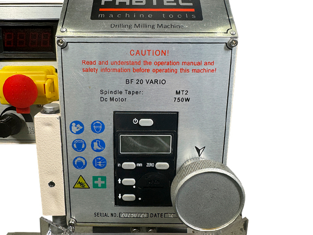 Настольный фрезерный станок FABTEC BF 20 Vario