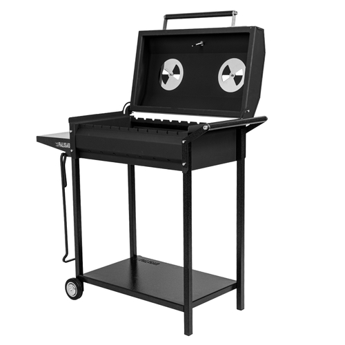 Мангал сварной на колесах, 662х390х152/805 мм, сталь 2 мм, кочерга в комплекте, Camping Palisad