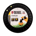 Леска для триммера круглая, 2,7мм х 151м, на DIN катушке FLEX CORD,  Denzel