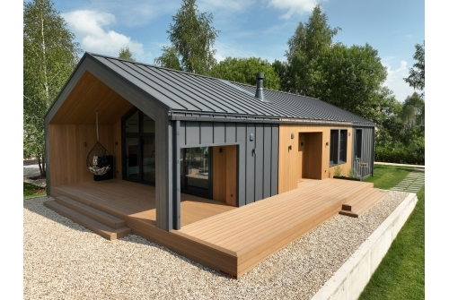 Кликфальц Pro Grand Line 0,5 Satin Matt TX с пленкой на замках RAL 7024 мокрый асфальт