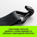 Ремень стяжной HITCH RS PROFESSIONAL 370:3700:6 (35мм, STF370daN, 3,7T, 6М)