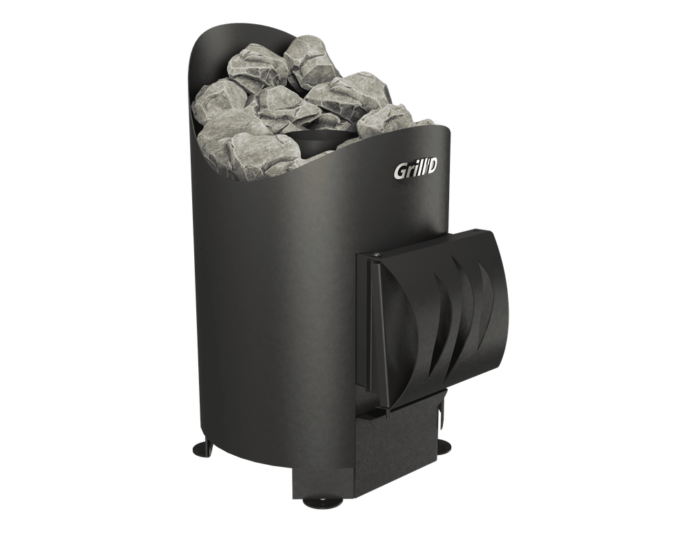Печь для бани Grill'D Aurora mini Long black