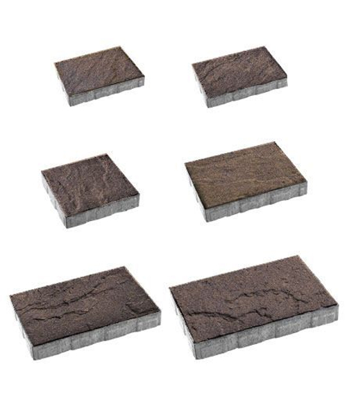 Тротуарная плитка Поревит Стандарт "Литос" Б.1.АН.6