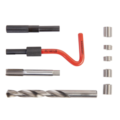 WDK-ST1412 Набор для восстановления резьбы M14x1,25, 16 предметов