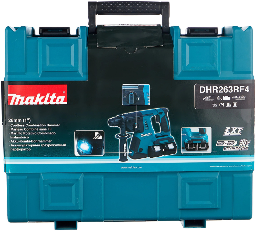 Перфоратор SDS-Plus, LXT Makita DHR263RF4