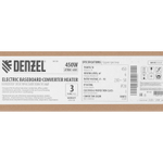 Конвектор электрический плинтусный ATRIC-450, 230 В, 450 Вт, ТЭН Denzel