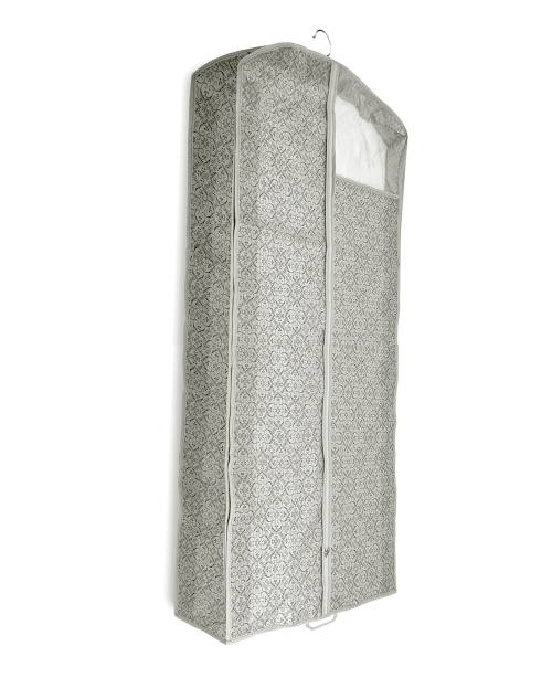 ЧЕХОЛ для хранения шуб, дублёнок, пальто ГЕЛЕОС Грей/серый/ 140х60х12 см