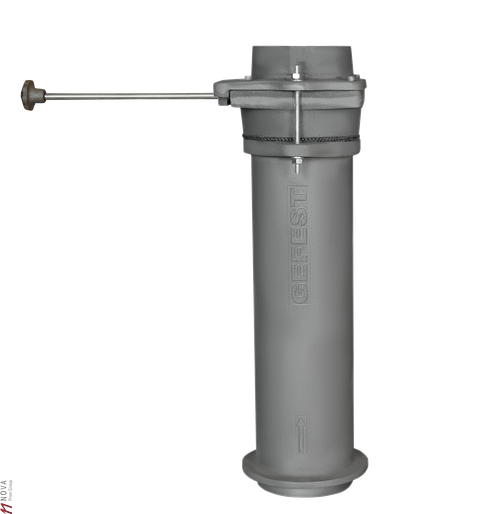 Модуль шиберный GFS чугунный 115/500 дополнительный (верхняя труба + шибер ММ)