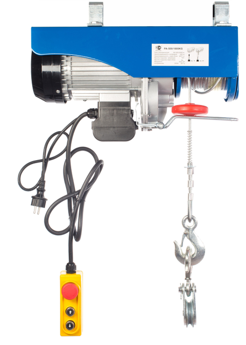 Таль электрическая TOR PA 500/1000 кг 20/10 м (серия N)*