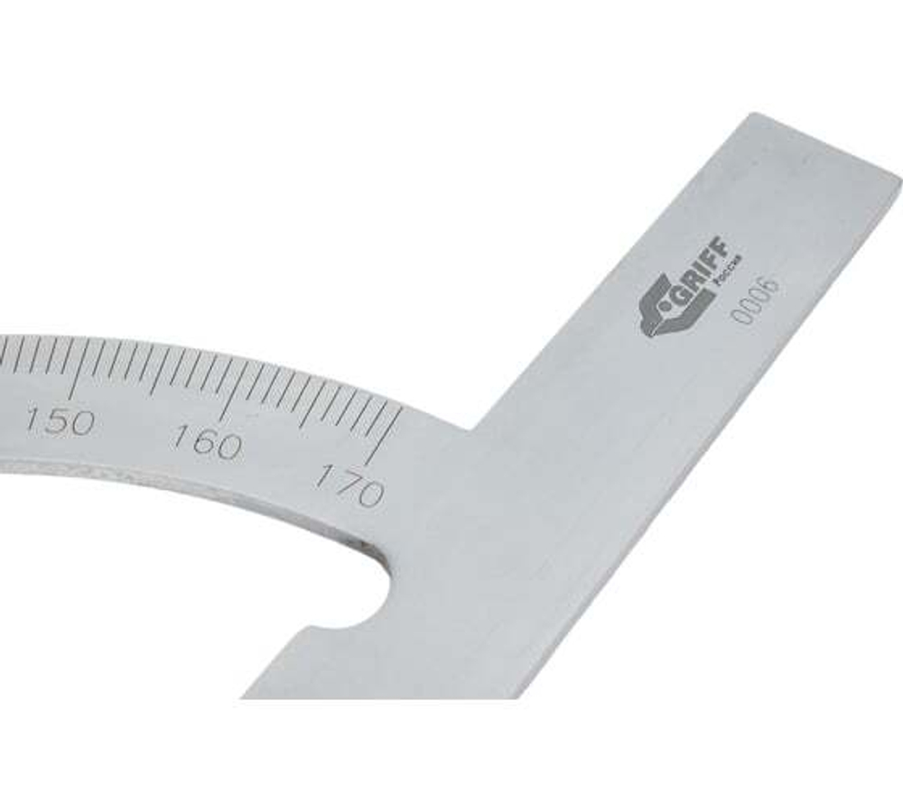 Угломер-транспортир GRIFF 0-180, d=250мм, L=500мм D143020