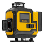 Лазерный уровень мультипризменный DLV-360-4C, 30 м, зеленый луч, Li-Ion 2,4 Aч, кейс// Denzel