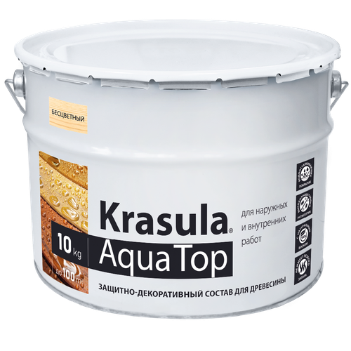 Финишный атмосферостойкий состав «KRASULA» Aqua TOP