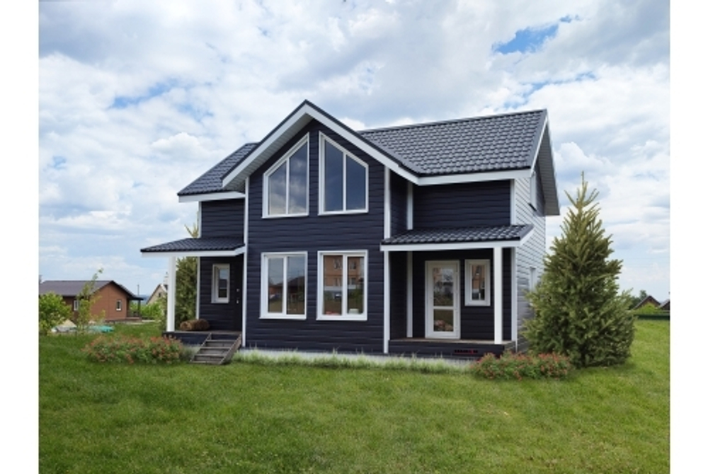 Металлочерепица классик 0,5 Satin Matt RAL 7016 антрацитово-серый