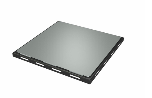Экран защитный напольный Grill'D 540*540мм, черный