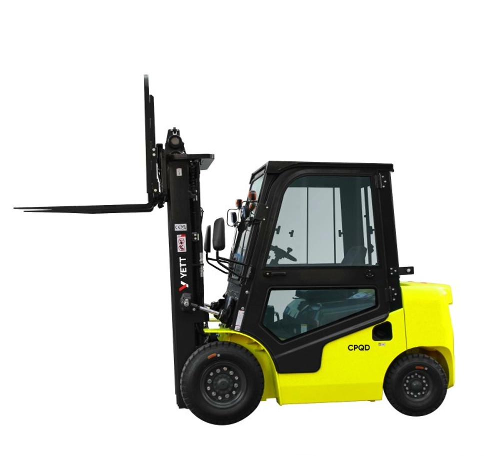 Бензиновый погрузчик с кабиной YETT CPQD30-RC1K2-M400-3W-K
