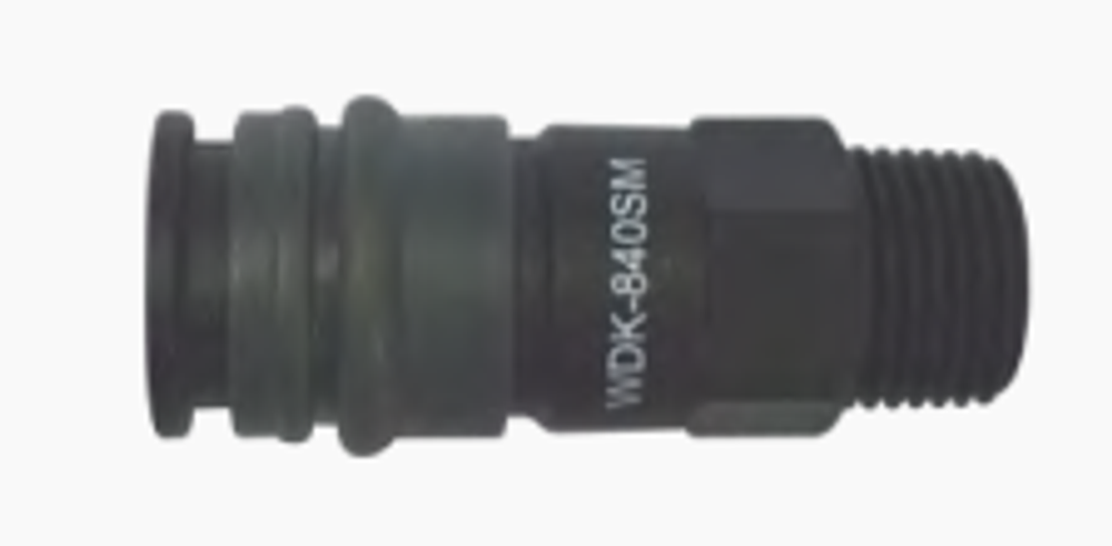 WDK-830SM Композитное пневматическое быстроразъёмное соединение с внешней резьбой M 3/8"