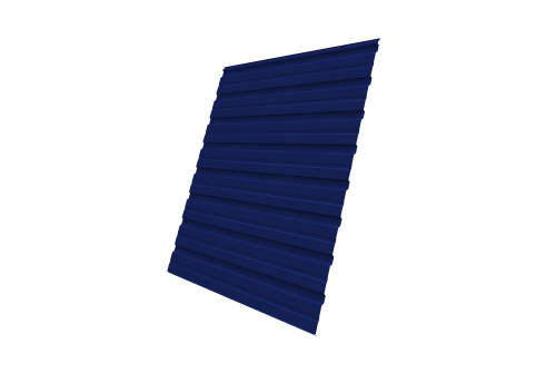 Профнастил C10R 0,45 PE RAL 5002 ультрамариново-синий