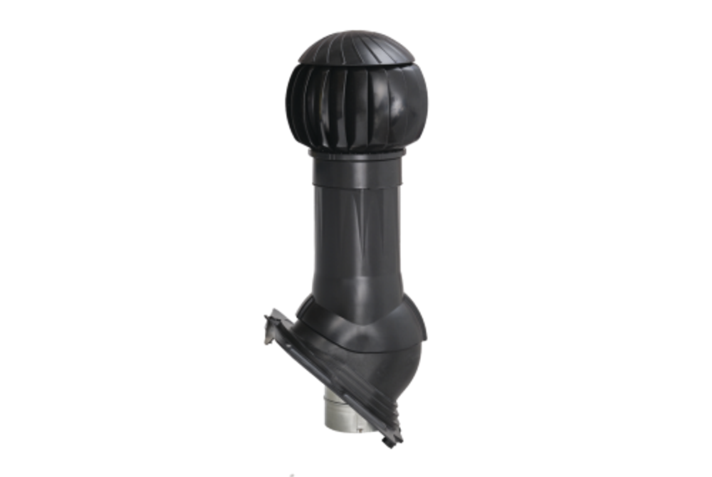 Комплект вентиляции Gervent для кровли Universal 160/125 RAL 9005