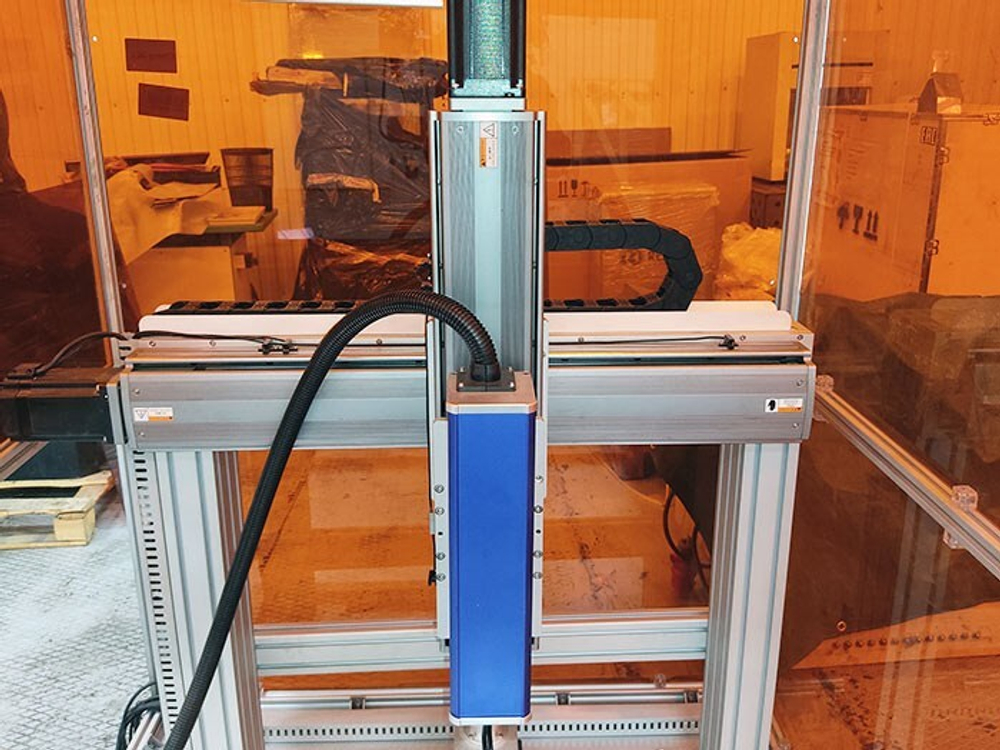 Установка лазерной маркировки и гравировки FABTEC (100W) Raycus линза 110*110 мм
