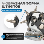 OPT-RE105 Дырокол револьверный с иглами 2*2,5*3*3,5*4*4,5 мм