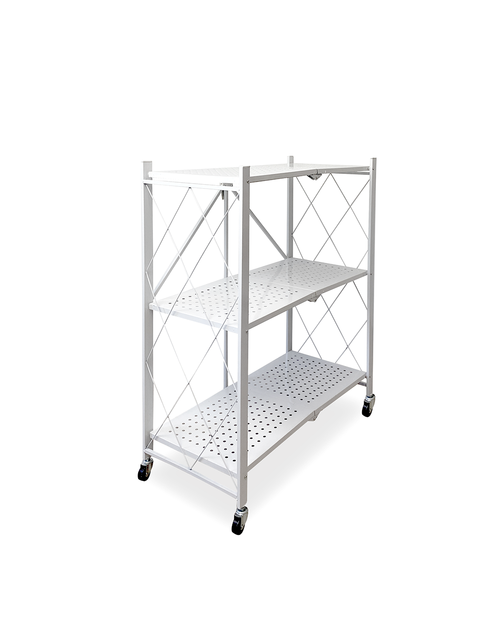 Стеллаж складной ГЕЛЕОС Атлант-3, белый