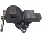 Слесарные тиски GRIFF 75 мм, серия PRO, поворотные, стальные губки, с наковальней 5кг g164022