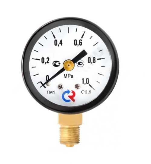 Манометр Росма ТМ21G-GG Ру6 радиальный, шкала G-G.6МПа, корпус 5G мм, присоединение М12Х1.5