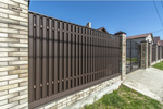 Штакетник М-образный А с прямым резом 0,5 GreenCoat Pural BT, matt RR 32 темно-коричневый (RAL 8019 серо-коричневый)